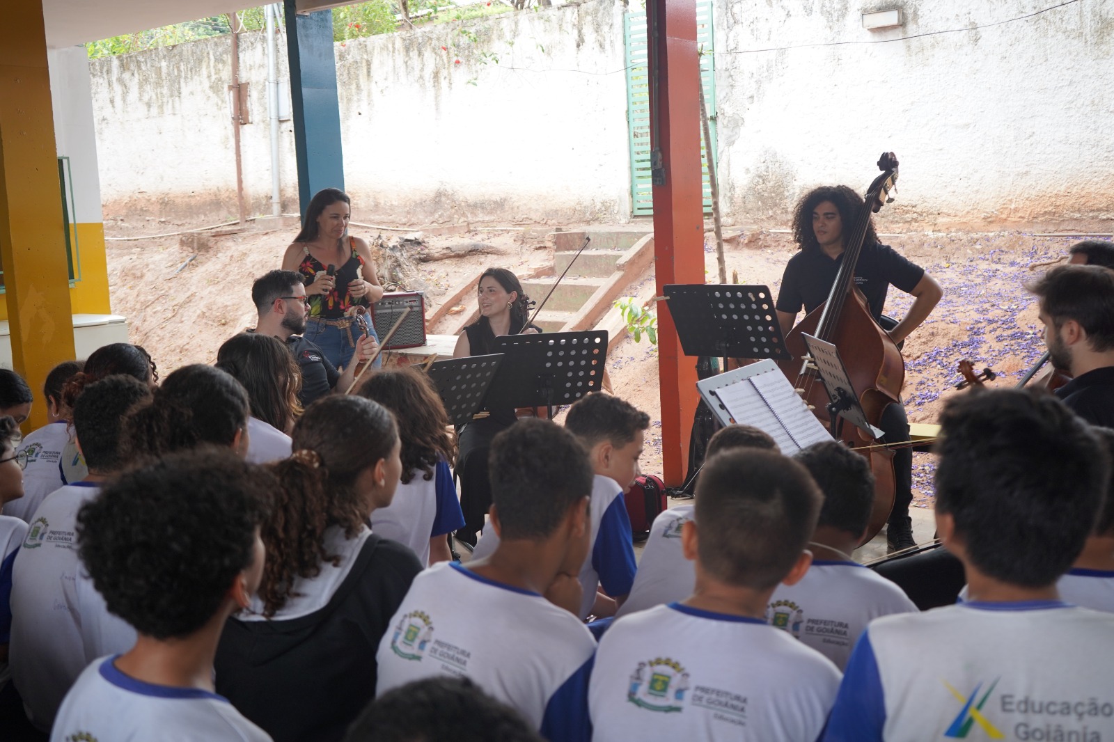 Orquestra Filarmônica de Goiás encanta o Dia da Criança com apresentações em escolas  