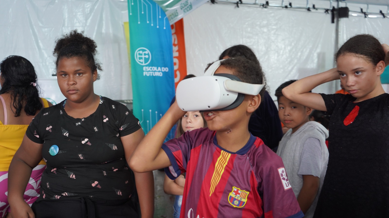 Escola do Futuro de Goiás leva oportunidades de educação e tecnologia a Mineiros durante o Feirão do Goiás Social